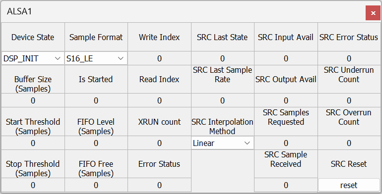 ALSA Source full-debug inspector