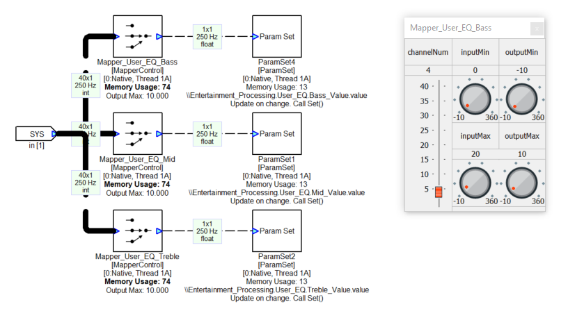 Control_Logic subsystem with ParamSet and MapperControl