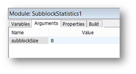 Figure: SubblockStatistics example