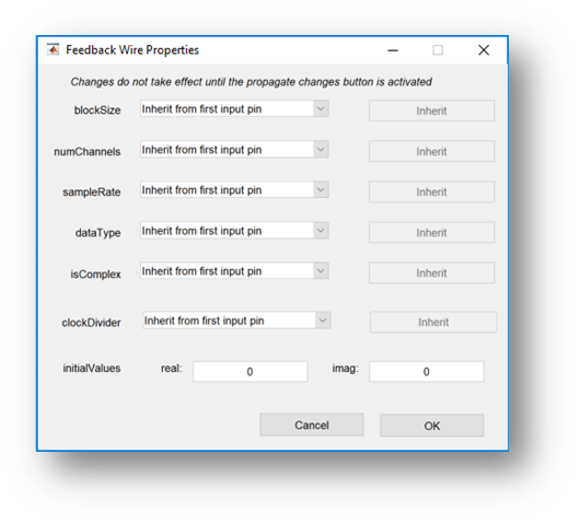 Feedback Wire Properties