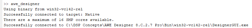 Running awe_designer