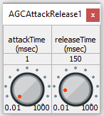 AGCAttackRelease inspector