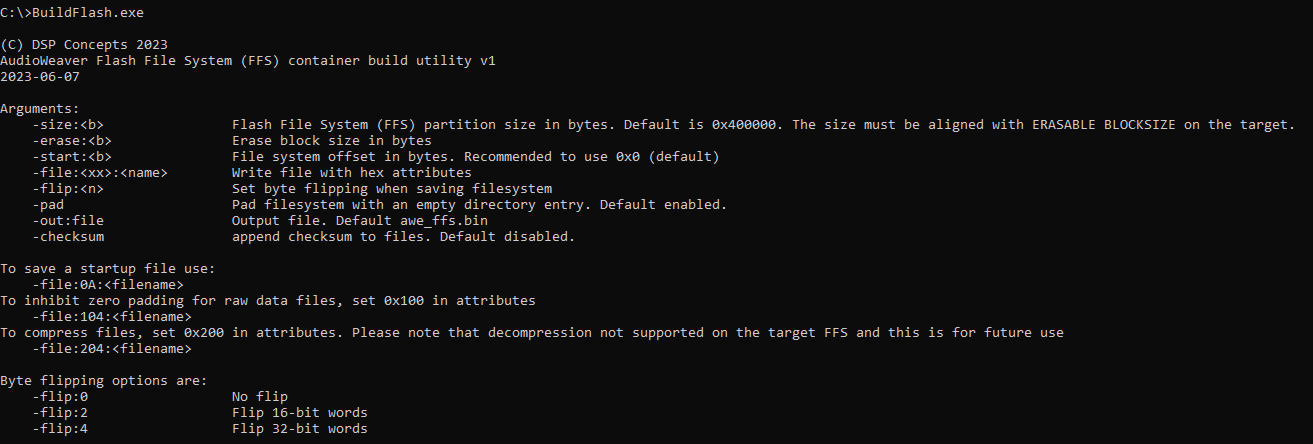 BuildFlash Help