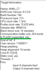 Target Flash Support